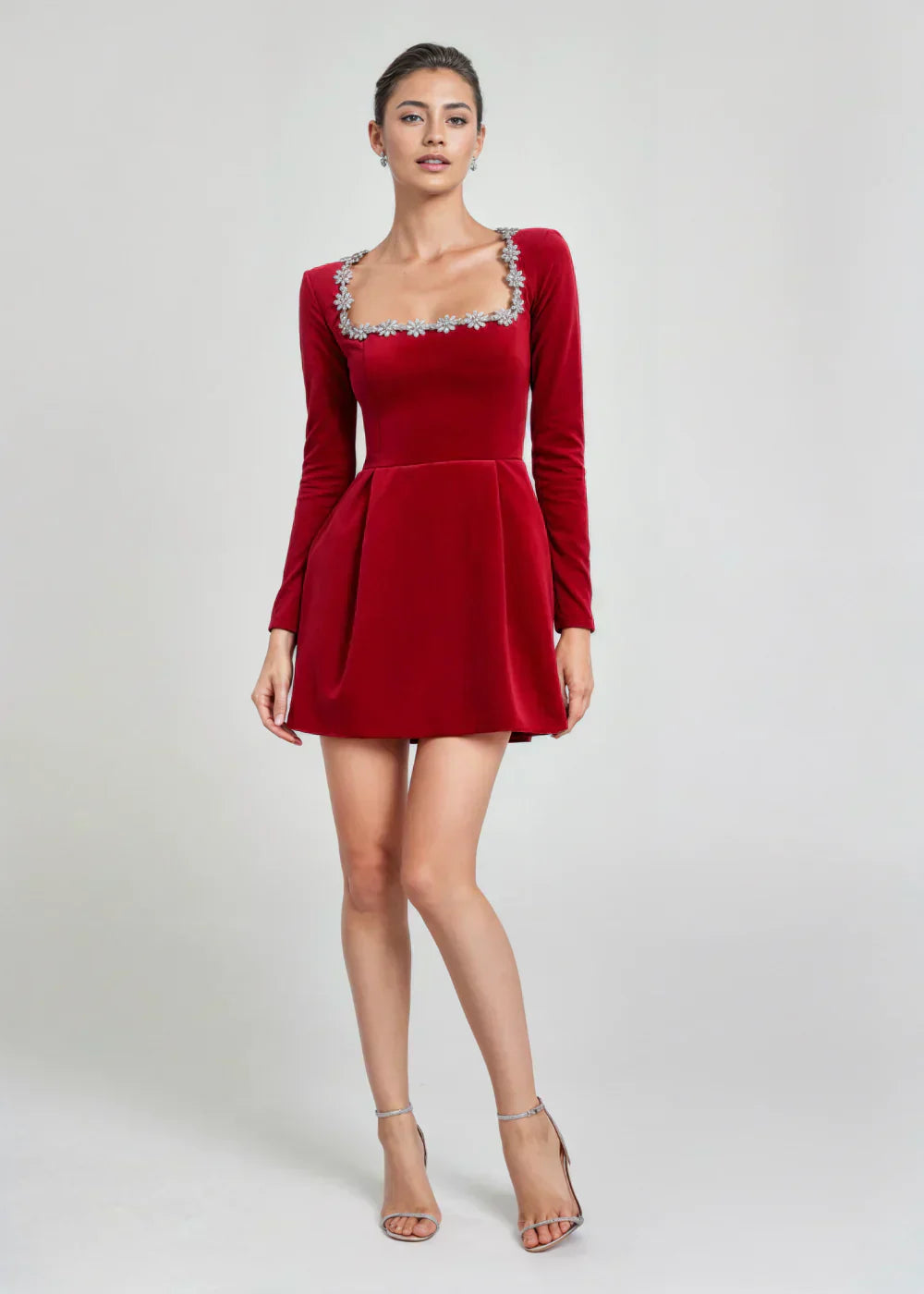 Valentina | Velvet Mini Dress