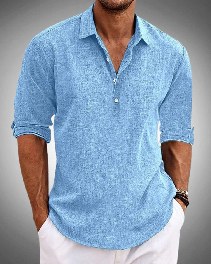 Mathias | Classic Cotton Shirt for Timeless Summer Style
