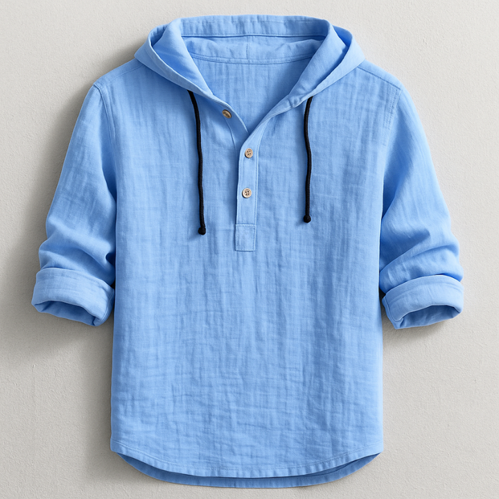 Ragnar | Linen Hooded Shirt