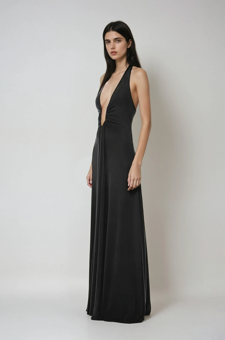 ALTHEA Cupro Maxi Dress