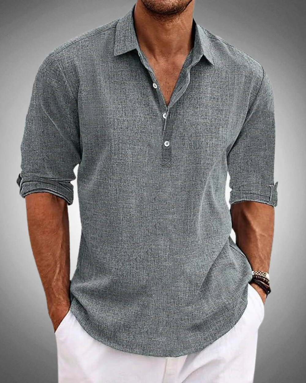 Mathias | Classic Cotton Shirt for Timeless Summer Style