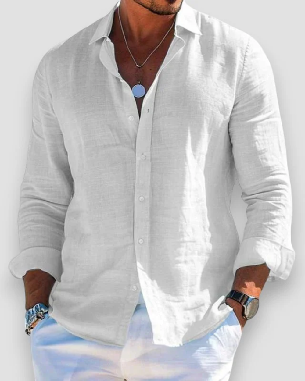 Leonard | Casual Linen Shirt