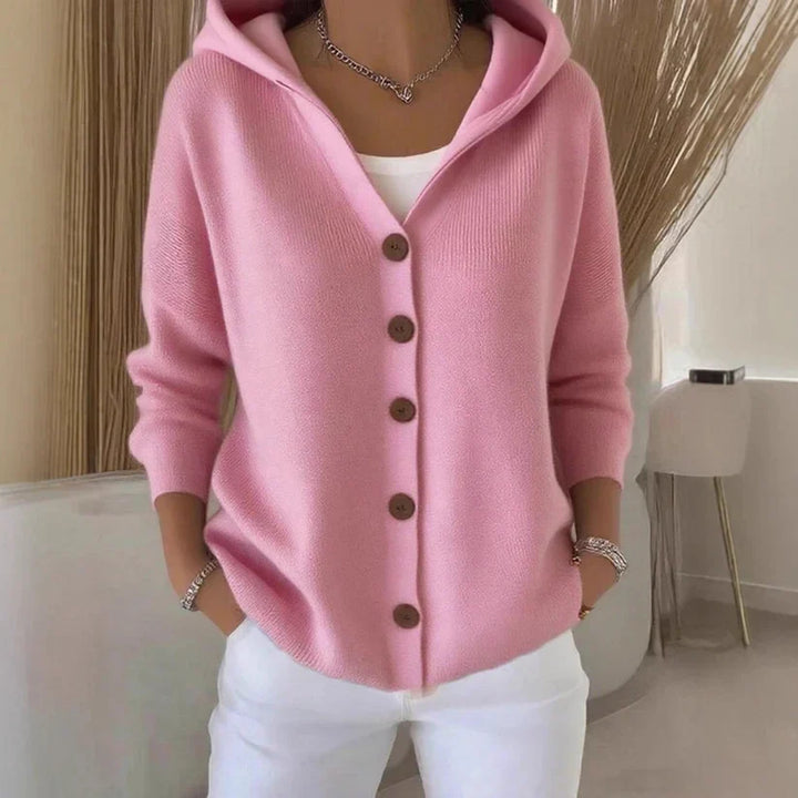 Renna | Soft Knit Hooded Cardigan