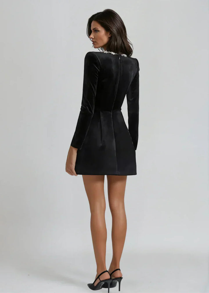 Valentina | Velvet Mini Dress