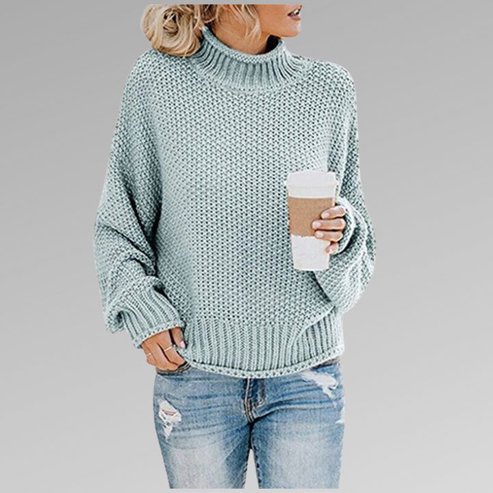 Braelyn | High-Neck Knit Sweater