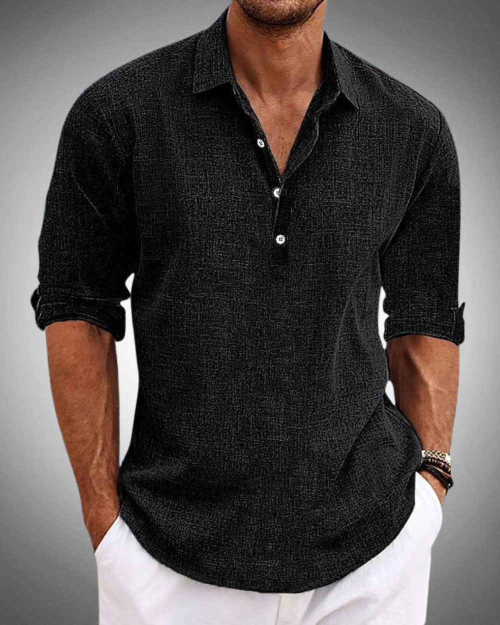 Mathias | Classic Cotton Shirt for Timeless Summer Style