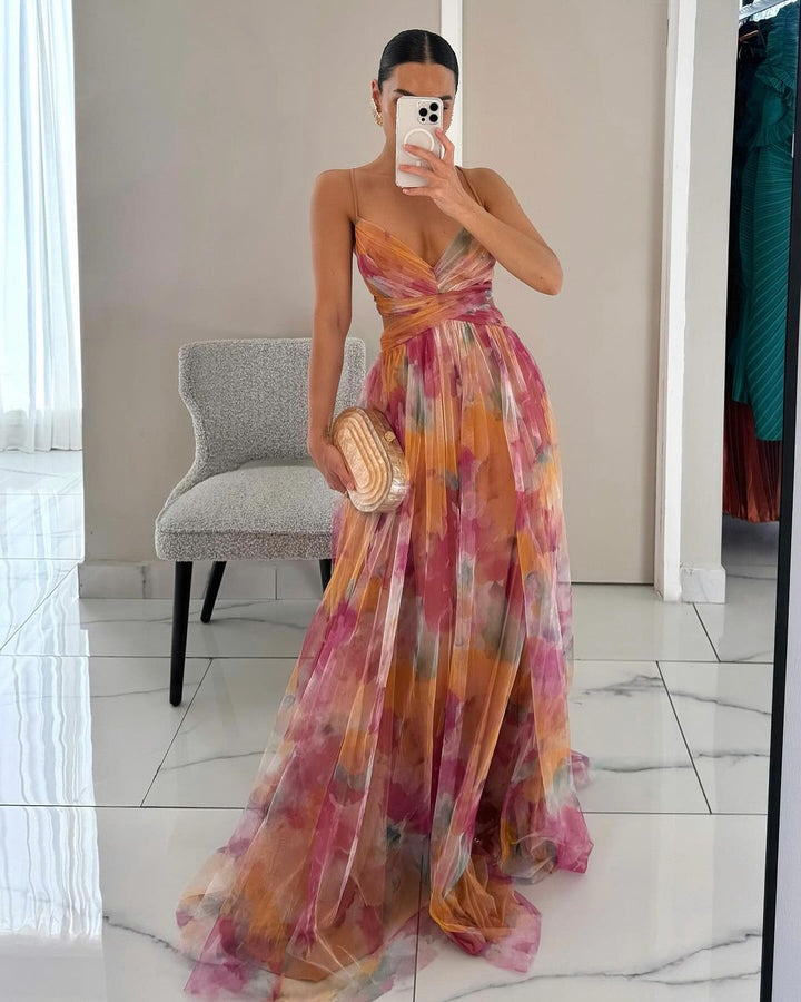 Arielle | Flowing Floral Maxi Dress