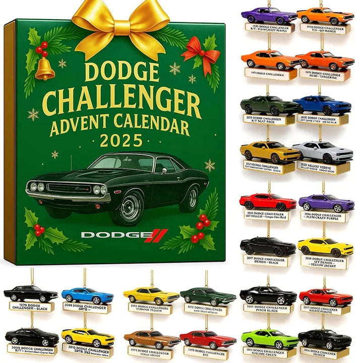 Dodge Challenger Advent Calendar 2025 – 24 Legendary Miniatures 🚗