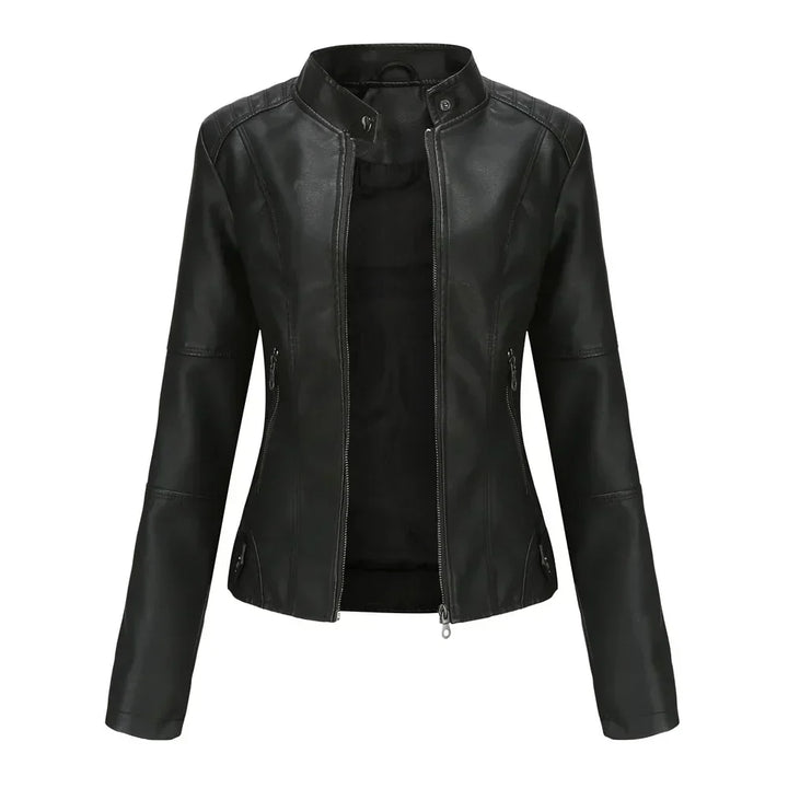 Liora | Sleek Minimalist Leather Jacket