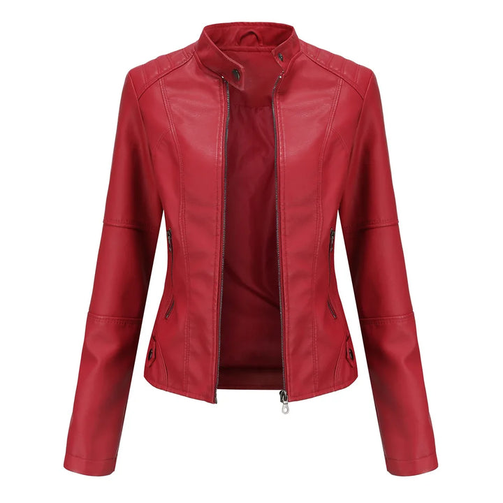 Liora | Sleek Minimalist Leather Jacket