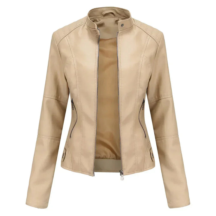 Liora | Sleek Minimalist Leather Jacket