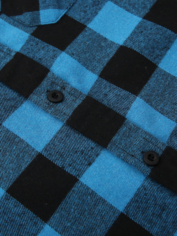 Flannel Plaid Button Up Shirt