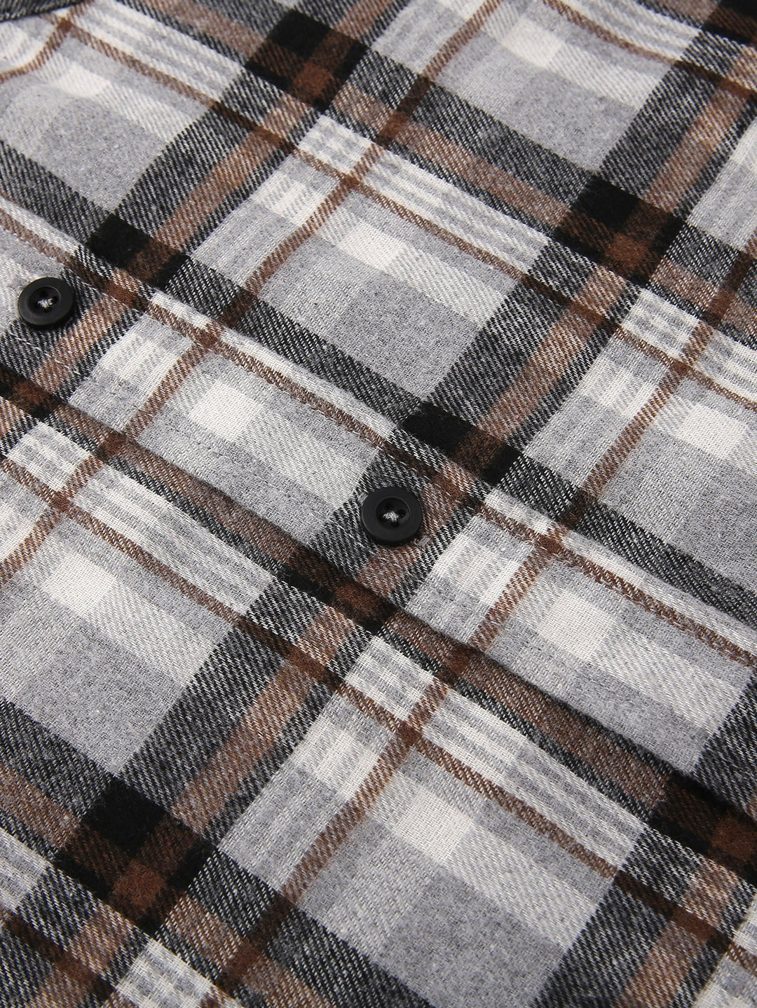 Flannel Plaid Button Up Shirt