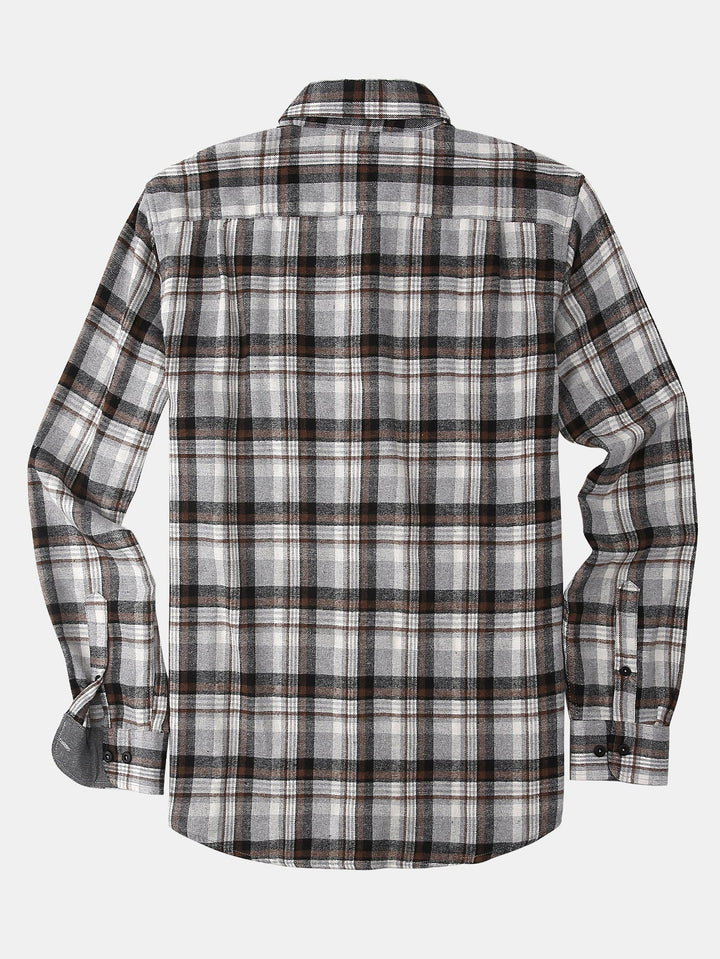 Flannel Plaid Button Up Shirt