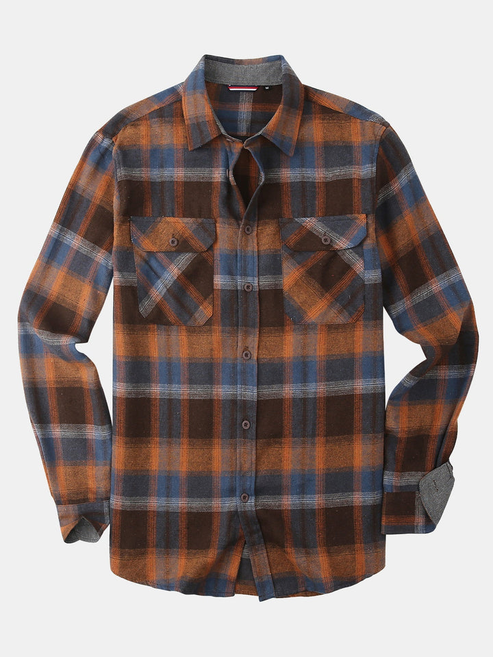 Flannel Plaid Button Up Shirt