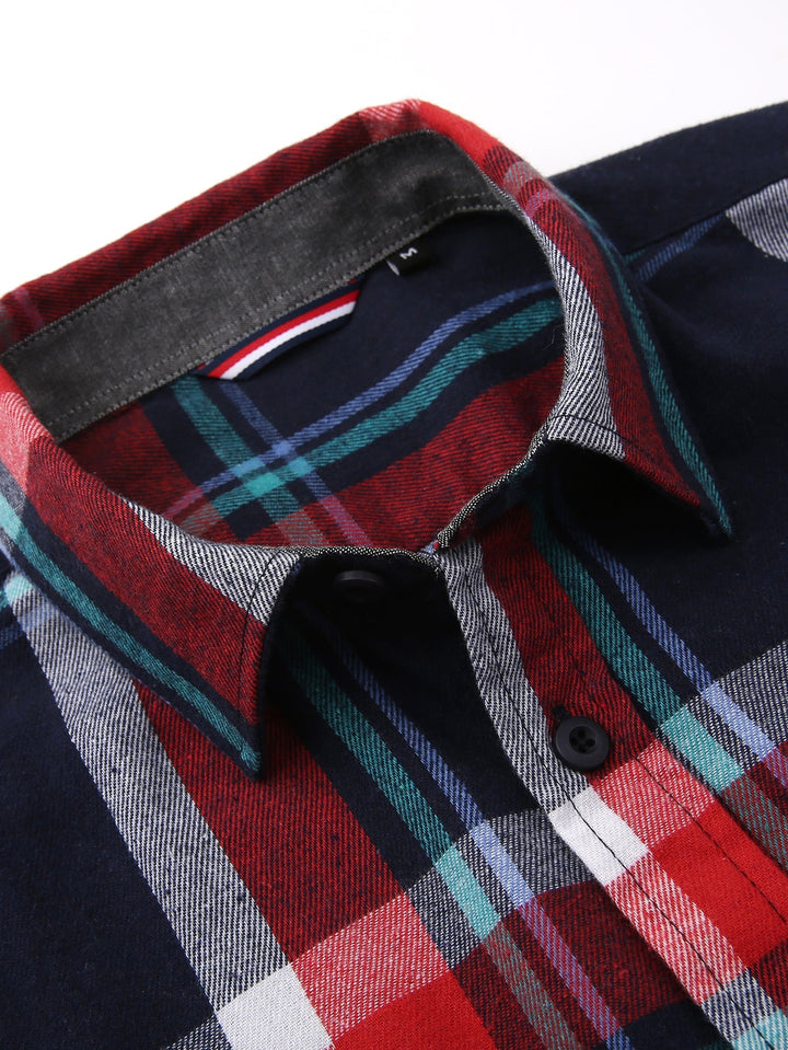 Flannel Plaid Button Up Shirt