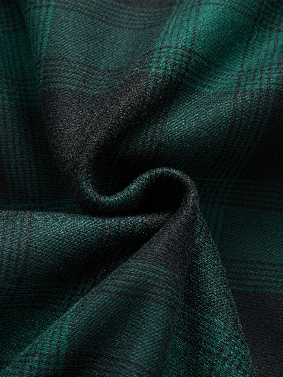 Flannel Fleece Lined Hooded Shirt With Pockets