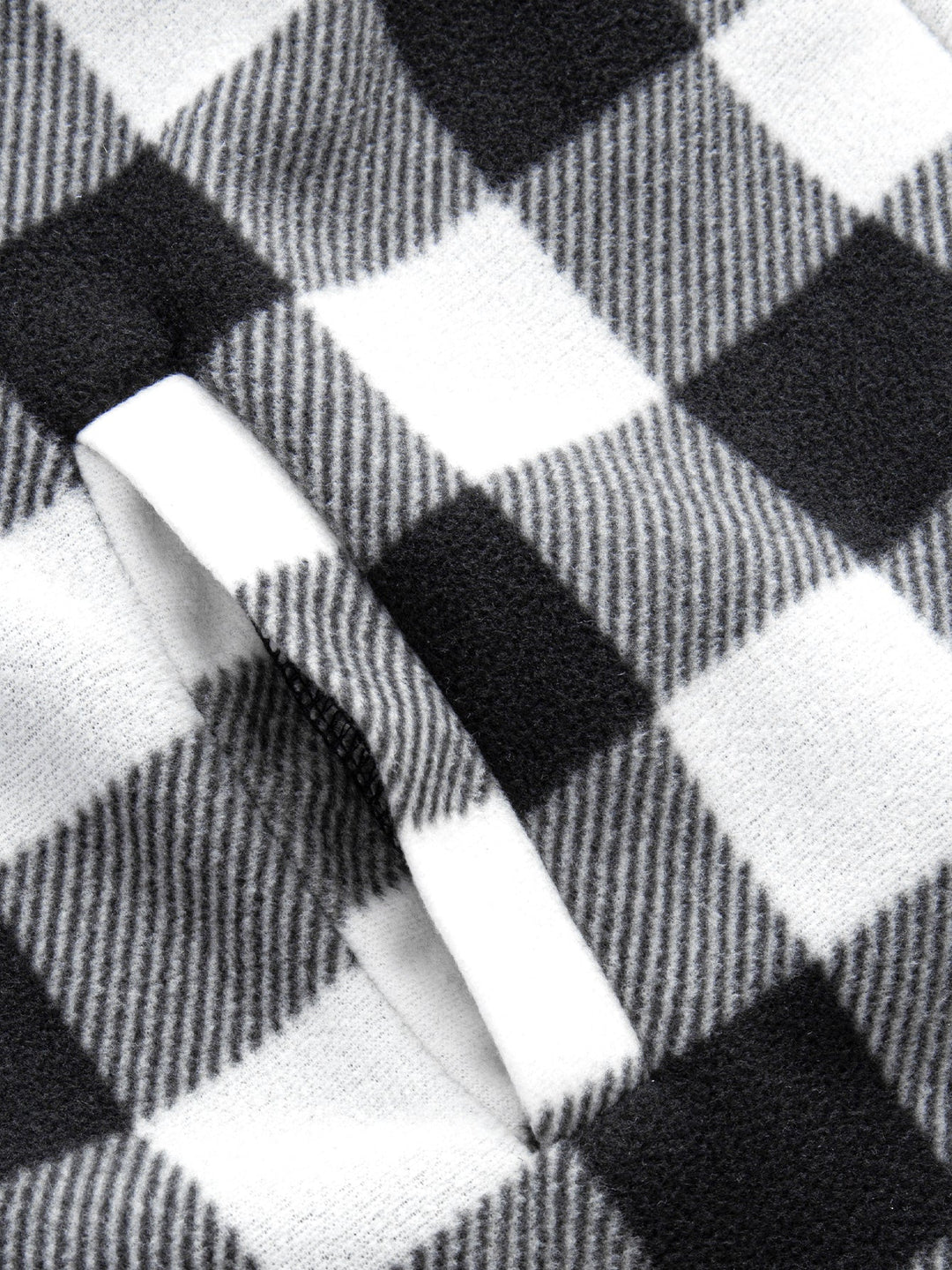 Flannel Fleece Lined Zip Up Hooded Shirt