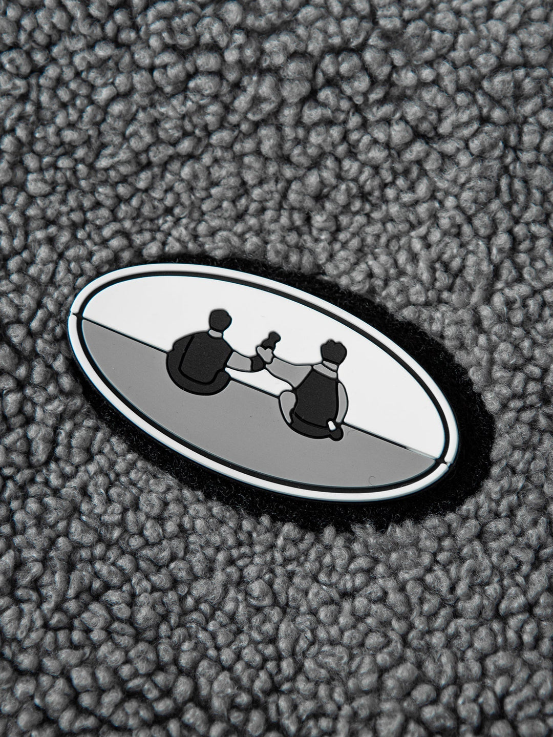 Color Block Teddy Zip-Up Jacket