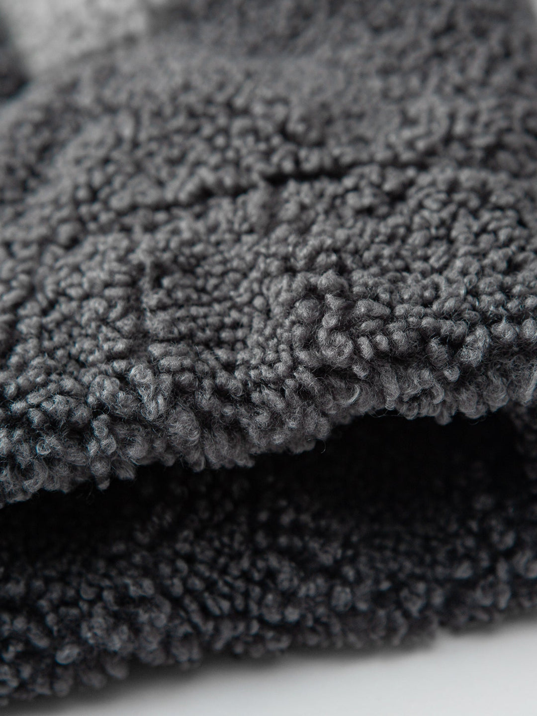 Color Block Teddy Zip-Up Jacket