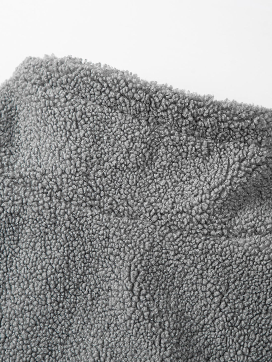 Color Block Teddy Zip-Up Jacket