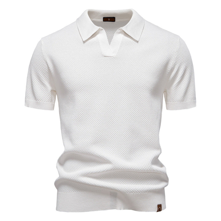 Sandro | Tailored Short-Sleeved Polo Shirt