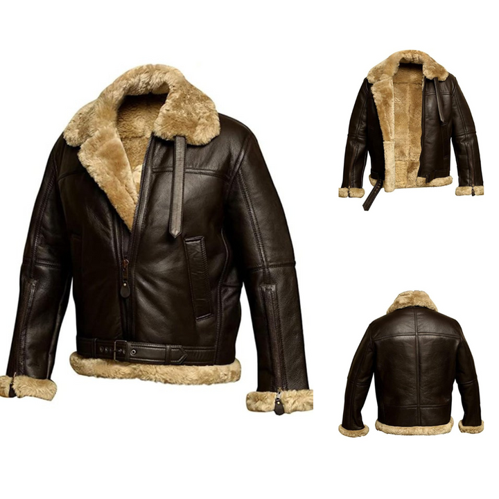 Arthur | Shearling-Lined Leather Jacket