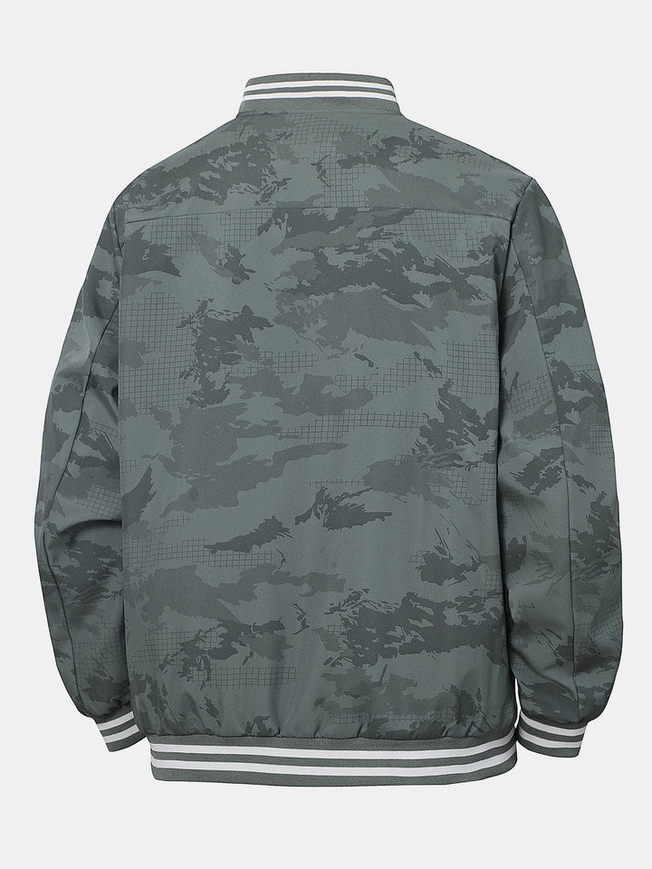 Camouflage Baseball Jacket