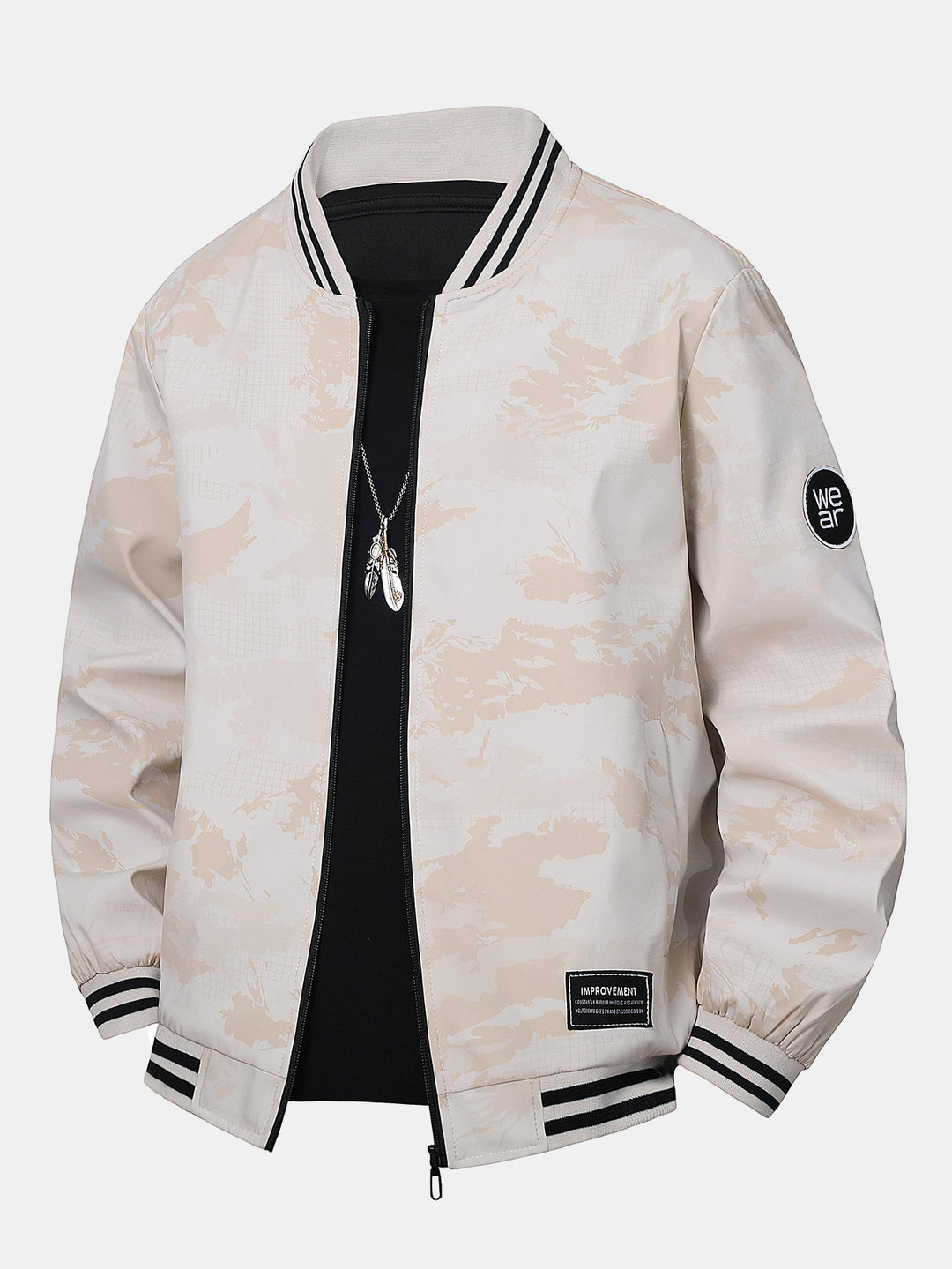 Camouflage Baseball Jacket
