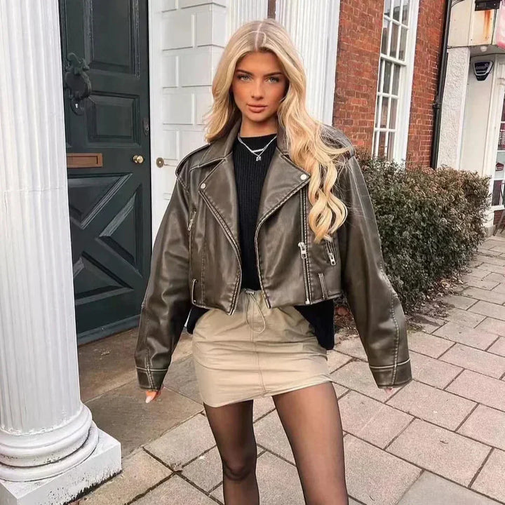 Tessia | Premium Leather Jacket