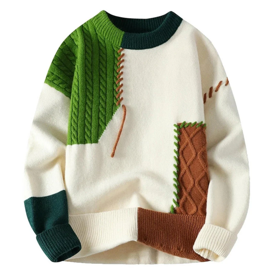 Bale | Patchwork Knitted Sweater