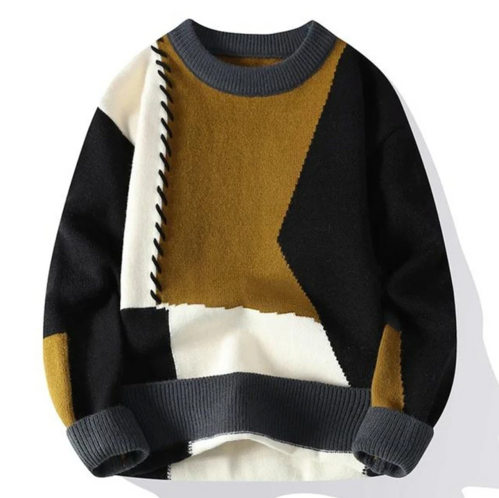 Bale | Patchwork Knitted Sweater