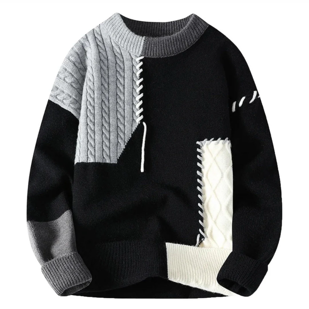 Bale | Patchwork Knitted Sweater