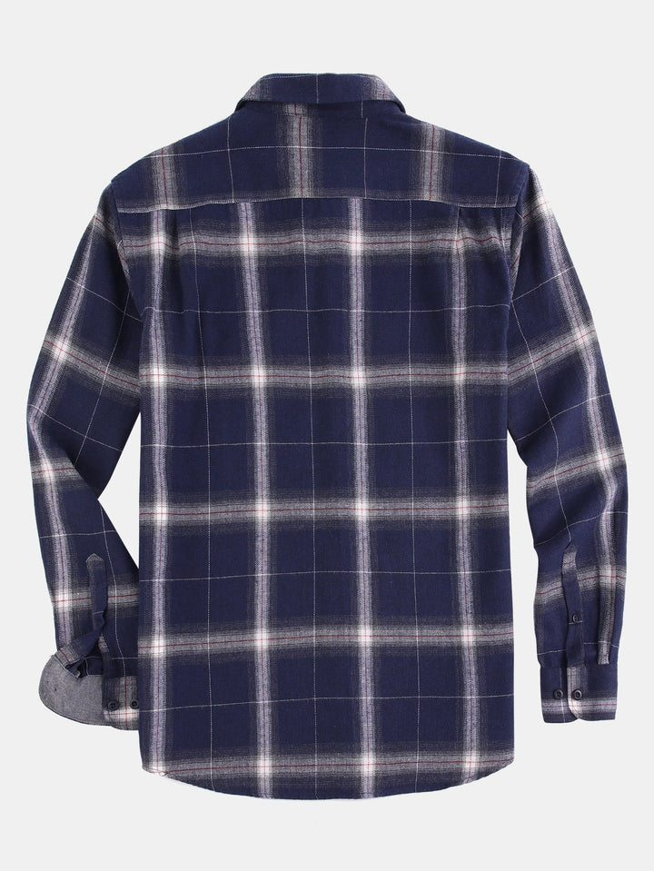Flannel Plaid Button Up Shirt