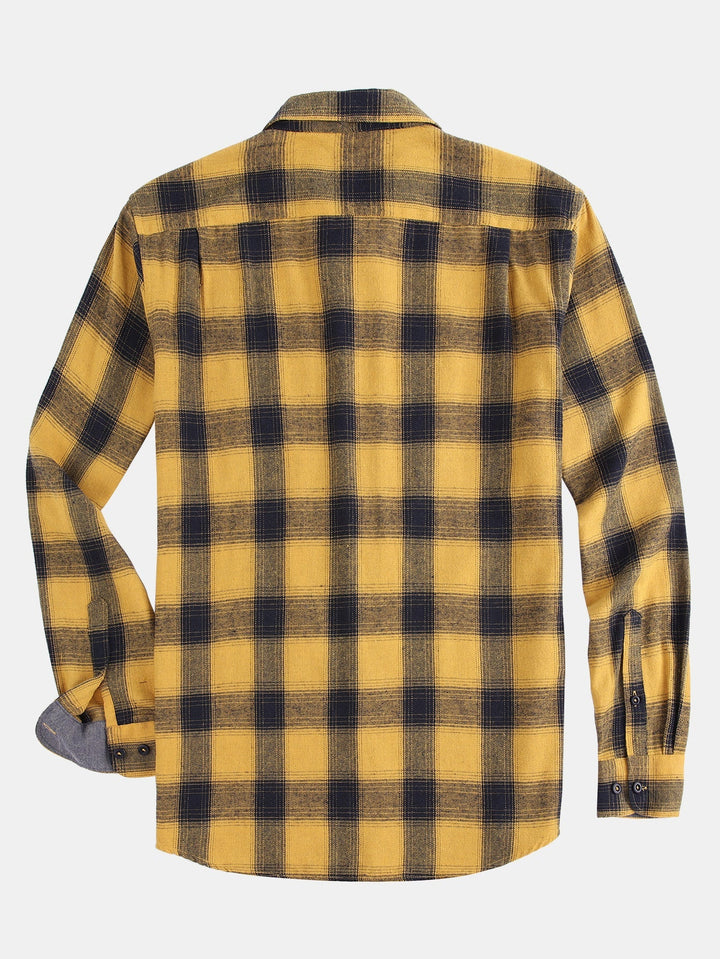 Flannel Plaid Button Up Shirt