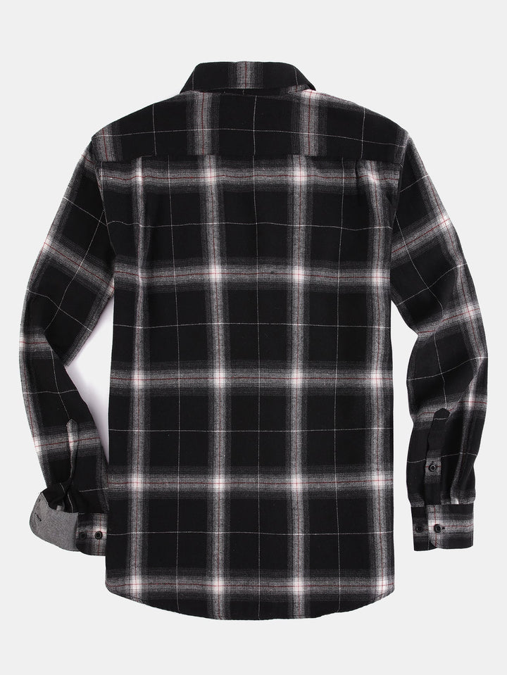 Flannel Plaid Button Up Shirt