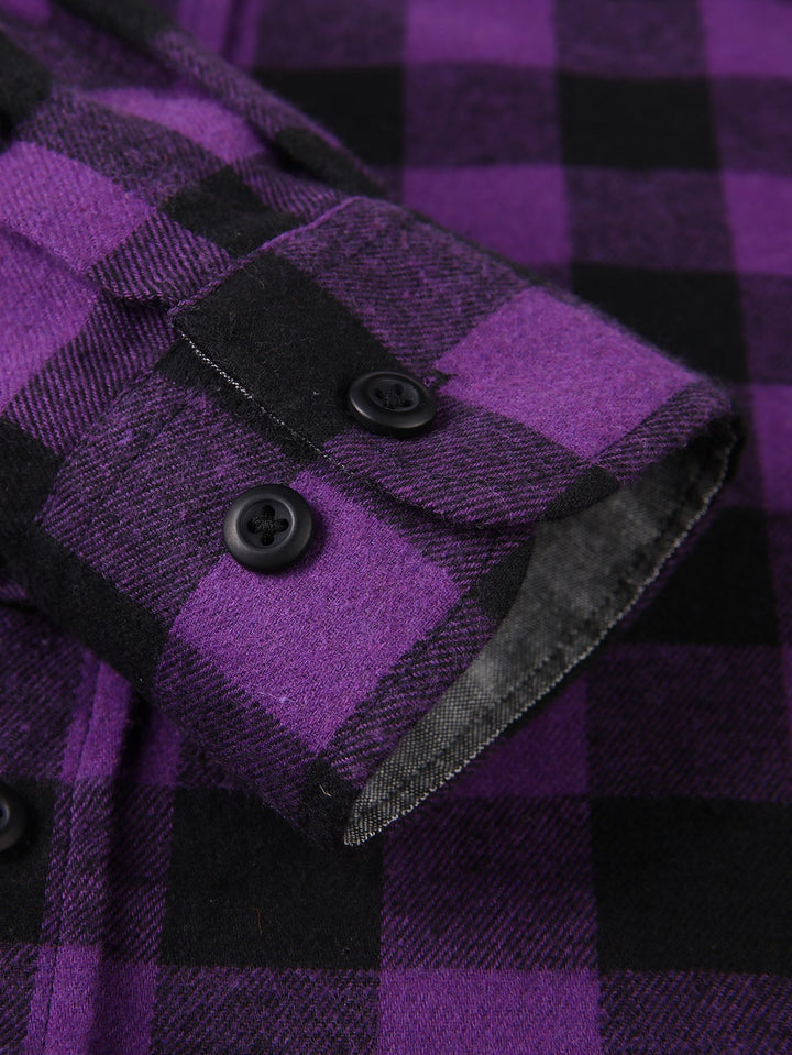 Flannel Plaid Button Up Shirt