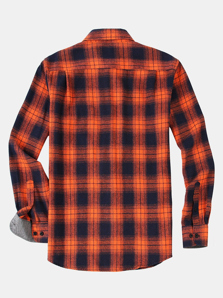 Flannel Plaid Button Up Shirt