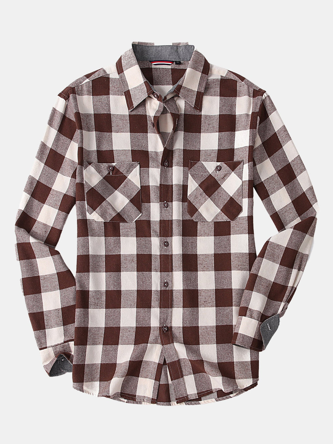 Flannel Plaid Button Up Shirt