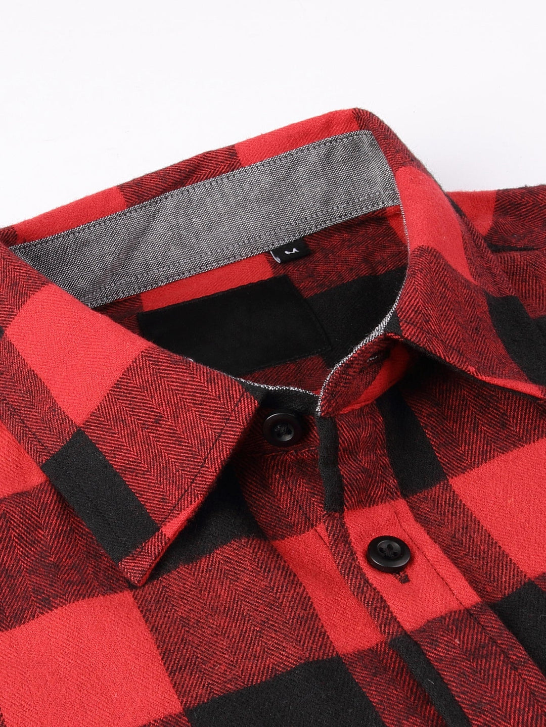 Flannel Plaid Button Up Shirt