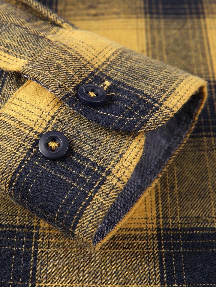 Flannel Plaid Button Up Shirt