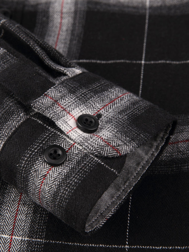 Flannel Plaid Button Up Shirt