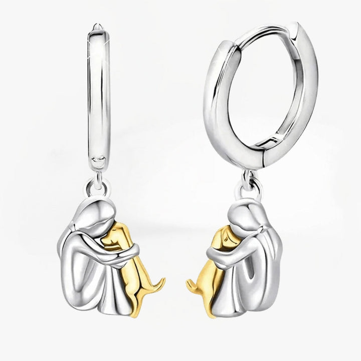 Earrings with Dog Icon